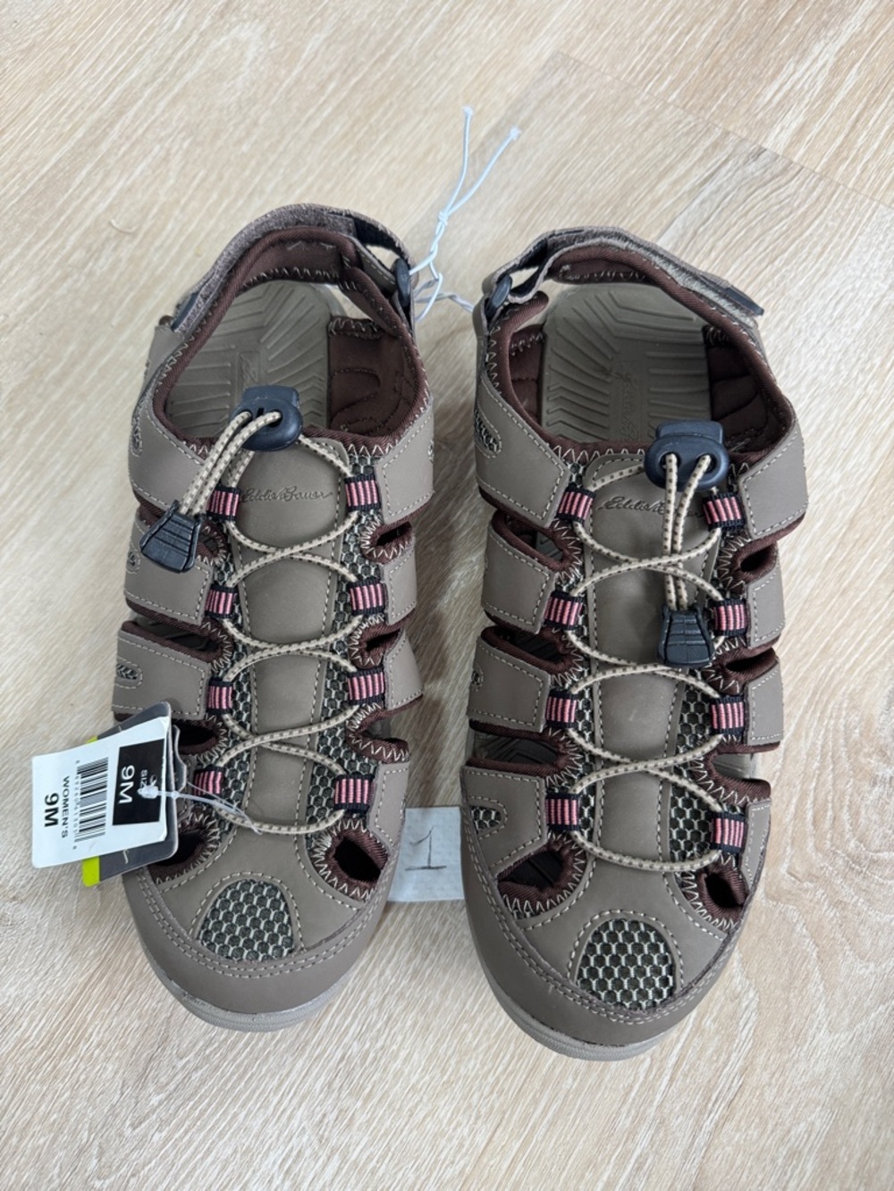 Eddie Bauer Brown/Tan Outdoor Sandals